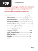 Download Strategic Marketing Management - 1270394 by Ashish Mishra SN52025167 doc pdf