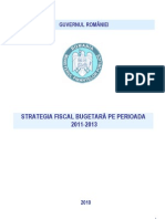 2010 09 16 Strategia Fiscal Bugetara Aprobata Guvern 15 Sept