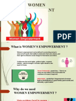 Women Empowerment: Promoting Self-Worth and Social Change