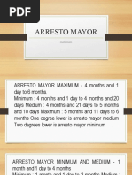 Table of Penalties RPC | PDF | Prison | Punishments