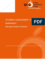 BSBMKG607 Student Assessment Task 4 PDF