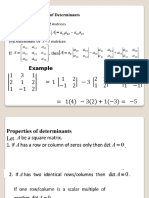 Finding determinants