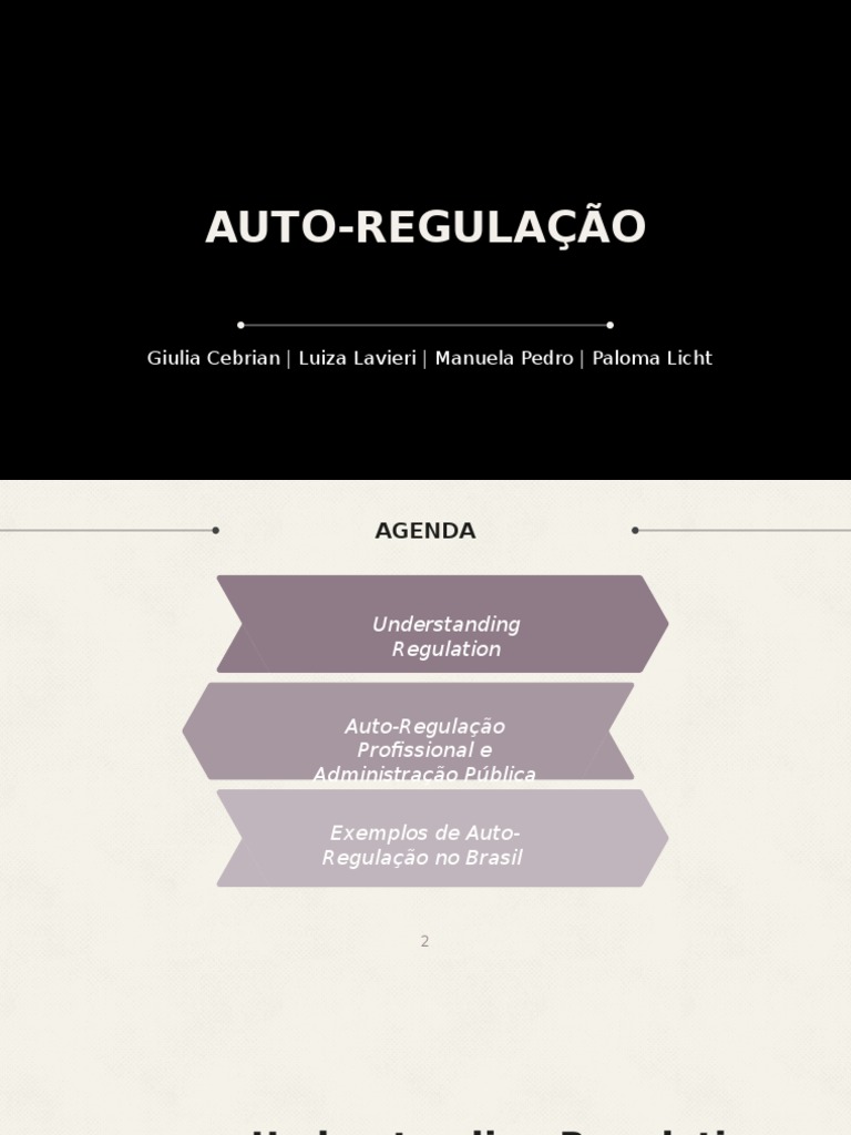 Auto-Regulação: Conceitos e Exemplos no Brasil | PDF | Publicidade | Estado