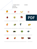 Lebensmittelgruppen .Obst 10.06.2021