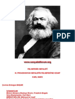 Karl Marx-Felsefenin Sefaleti