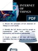 Internet OF Things: "A New Media and Information Platform"