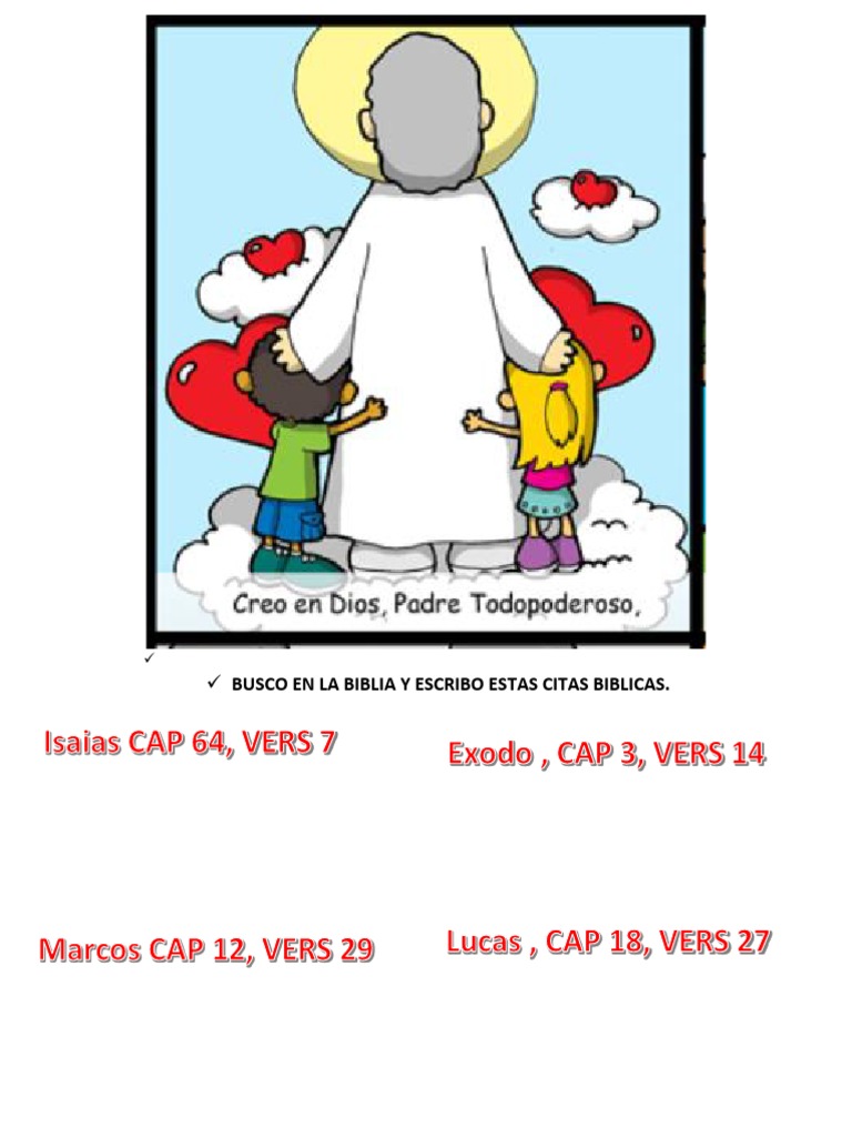 Creo en Dios, Padre Todo Poderoso | PDF, image size:768x1024