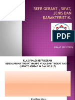 Refrigerant Karakteistik (Komp. PTRTU)