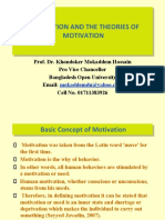 Motivation & Theories of Motivation