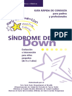 Evaluación e Intervención Para Niños Con Sd de Down de 0 a 3 Años (NYSDH)