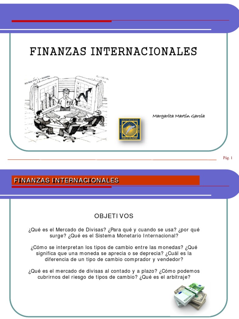 Finanzas Internacionales 1 | PDF | Tipo de cambio | Mercado de divisas