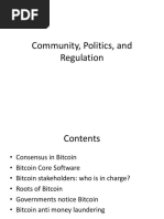 Community, Politics, and Regulation