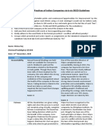 Comparison of CG Practices of Indian Companies Vis-À-Vis OECD Guidelines