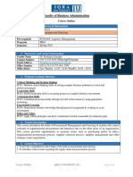 MBA SCM631 Procurement and Sourcing - Spring 2021