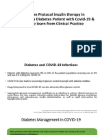 Update On Protocol Insulin Therapy in Hyperglycemia Diabetes Patient With Covid-19