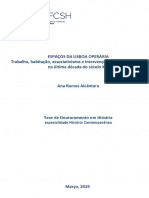 Alcântara, Ana - Espaços Da Lisboa Operária - Trabalho, Habitação, Associativismo e Intervenção Operária Na Cidade Na Última Década Do Século XIX (2019)