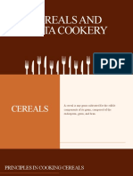 Gr. 10 - Cereals and Pasta Cookery