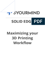 Maximizing 3D Printing Workflow with Solid Edge Integration