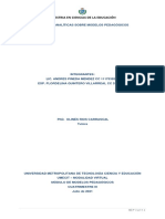 Matriz Analítiva - Modelos Pedagógicos