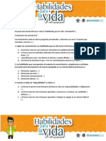 Encuesta de Entrada Del Curso Virtual Habilidades para La Vida Actividad N 1