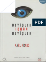 Karl Kraus - Deyişler Karşı Deyişler