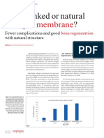 Membrane: Cross-Linked or Natural Collagen ?