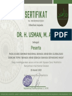 Dr. H. Usman, M. Ag.