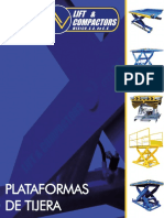 Catalogo de Plataformas de Tipo Tijera