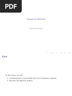 Numerical Methods: King Saud University