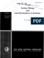 Surface Mining and Mining Reclamation in Germany