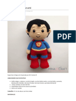 Superman Amigurumi - Minasscraft Patrones Amigurumis