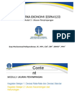 Statistika Ekonomi (Modul 3)