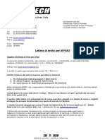 Sample Format Letter in Italian Lang