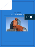 IAL LAW Chapter 3 Legal Personality