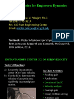 Lecture 26 Ch15 Dynamics Instantaneous Center of Zero Velocity