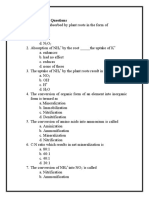 MCQ FERTILITY