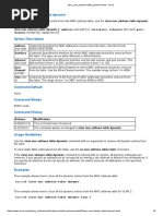 Clear - Mac - Address-Table - Dynamic - HTML - Cisco