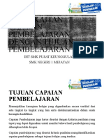 Keterkaitan Capaian Pembelajaran Dengan Tujuan Pembelajaran