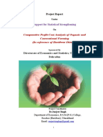 Comparative Profit-Cost Analysis of Organic and Conventional Farming