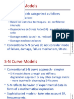 S-N Curve Models Categorized As Follows