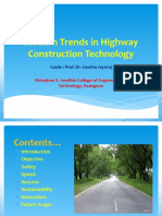 Modern Trends in Highway Construction Technology