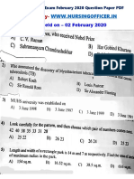 Maharashtra CHO 2020 QP PDF WWW - Nursingofficer.in