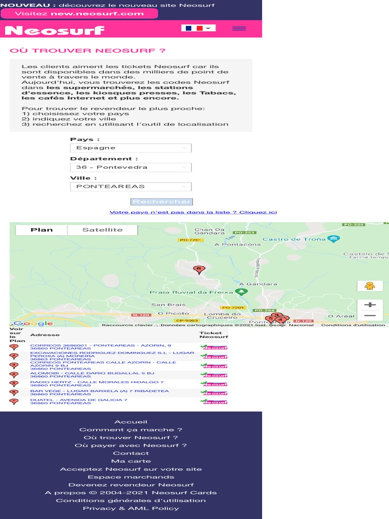 Où Trouver La Carte Prépayée Neosurf | PDF