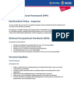 Policing Professional Framework (PPF) Northumbria Police - Inspector
