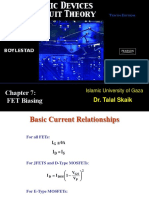 FET Biasing: Dr. Talal Skaik