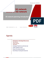 Planning 3G network based on 2G network