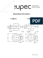 Marketing Information T 588 N T 589 N: European Power-Semiconductor and Electronics Company
