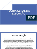 Slides Aula 1 - Teoria Geral Da Execução