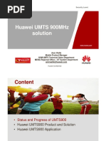 HUAWEI UMTS 900MHz Solution