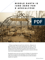 Why Middle Earth Is Ground Zero For The Apocalypse: by Bruce Weaver